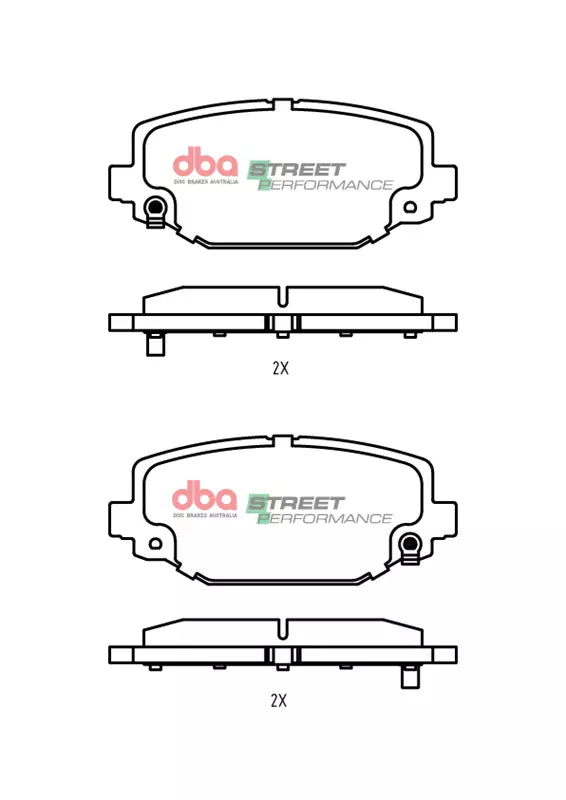 DBA Brake Pads Street Performance | Rear Axle — BP OPREMA I SERVIS d.o.o.