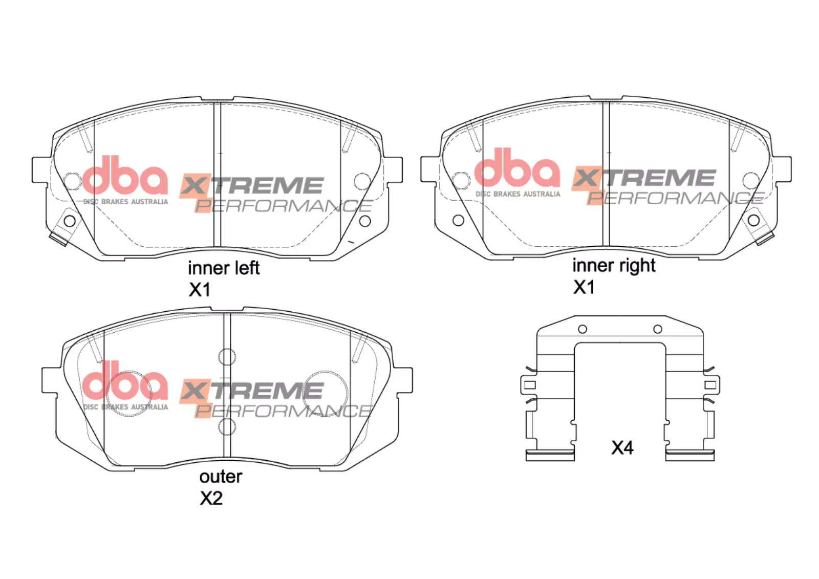 DBA Brake Pads Xtreme Performance | Front Axle — BP OPREMA I SERVIS d.o.o.