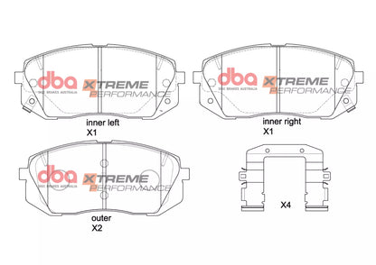 DBA Brake Pads Xtreme Performance | Front Axle — BP OPREMA I SERVIS d.o.o.