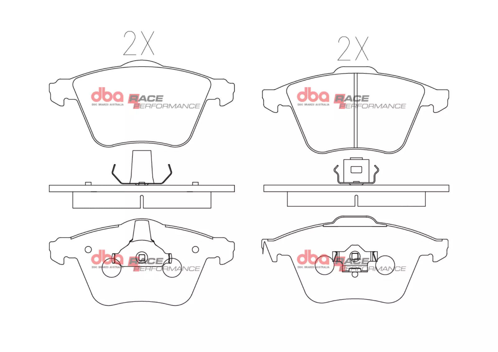 DBA Brake Pads Race Performance | Front Axle — BP OPREMA I SERVIS d.o.o.