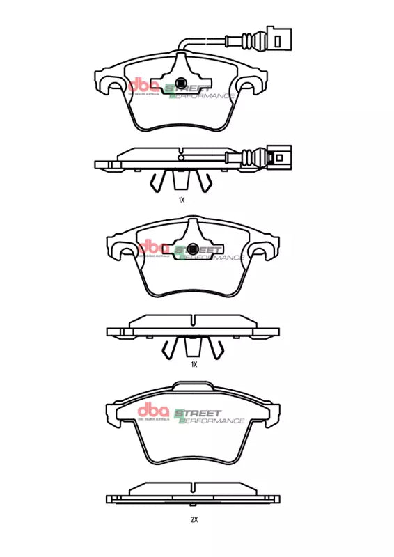 DBA Brake Pads Street Performance | Front Axle — BP OPREMA I SERVIS d.o.o.