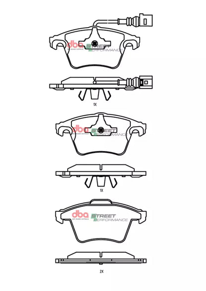 DBA Brake Pads Street Performance | Front Axle — BP OPREMA I SERVIS d.o.o.