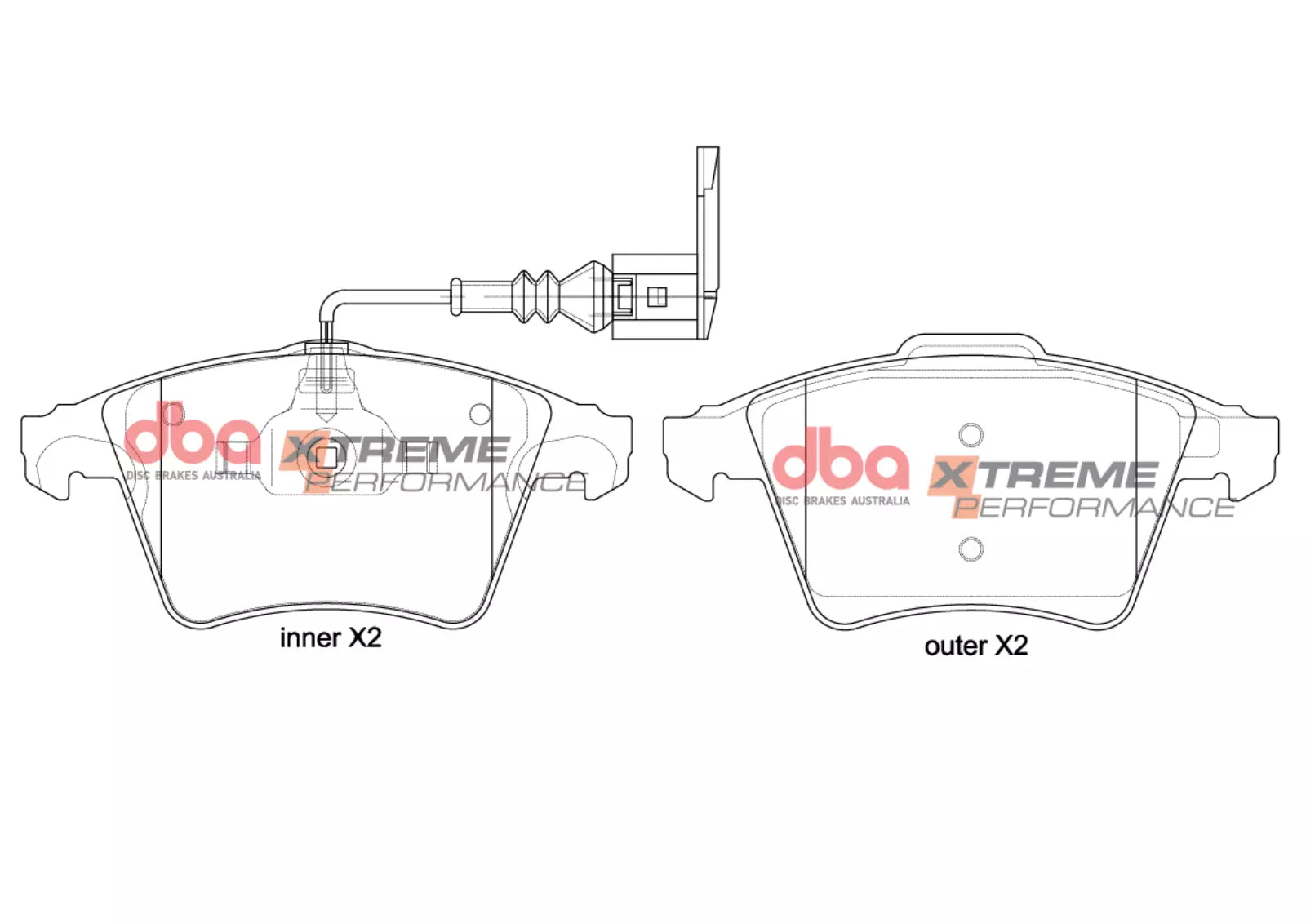 DBA Brake Pads Xtreme Performance | Front Axle — BP OPREMA I SERVIS d.o.o.