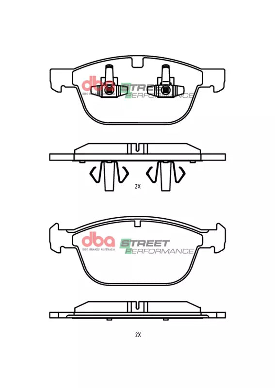 DBA Brake Pads Street Performance | Front Axle — BP OPREMA I SERVIS d.o.o.