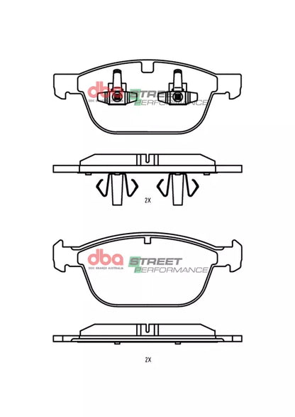 DBA Brake Pads Street Performance | Front Axle — BP OPREMA I SERVIS d.o.o.