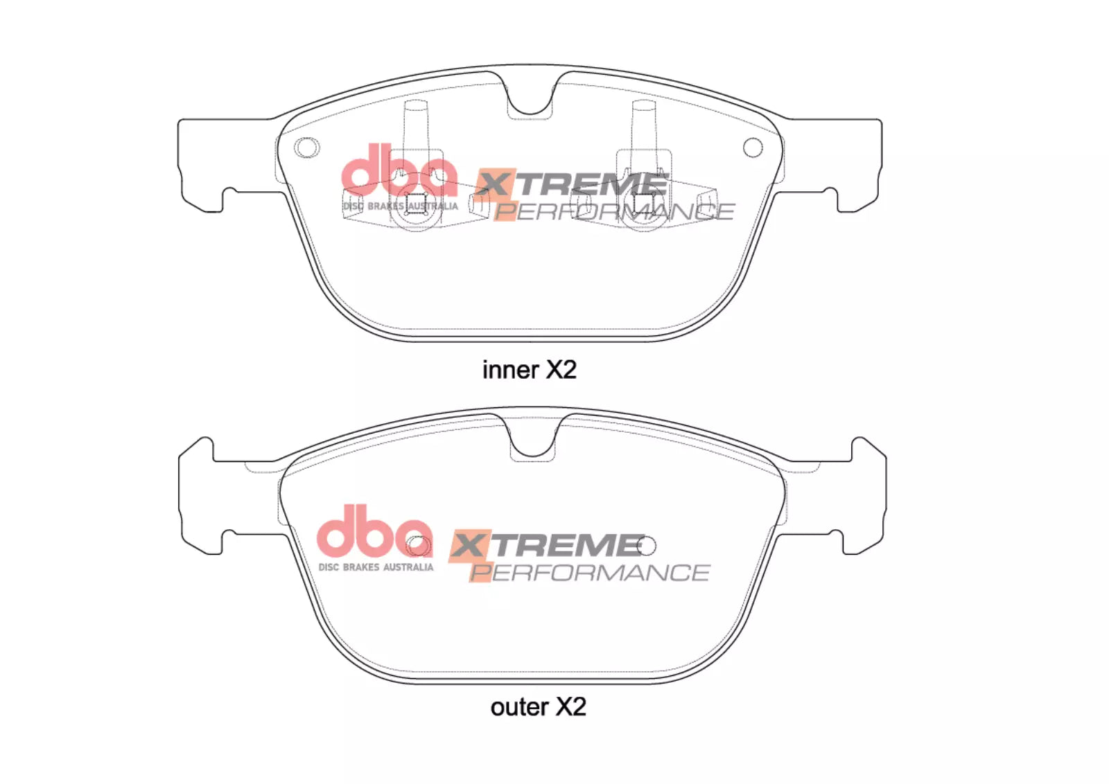 DBA Brake Pads Xtreme Performance | Front Axle — BP OPREMA I SERVIS d.o.o.