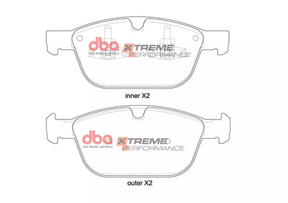 DBA Brake Pads Xtreme Performance | Front Axle — BP OPREMA I SERVIS d.o.o.