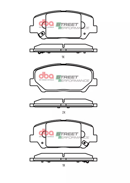 DBA Brake Pads Street Performance | Front — BP OPREMA I SERVIS d.o.o.
