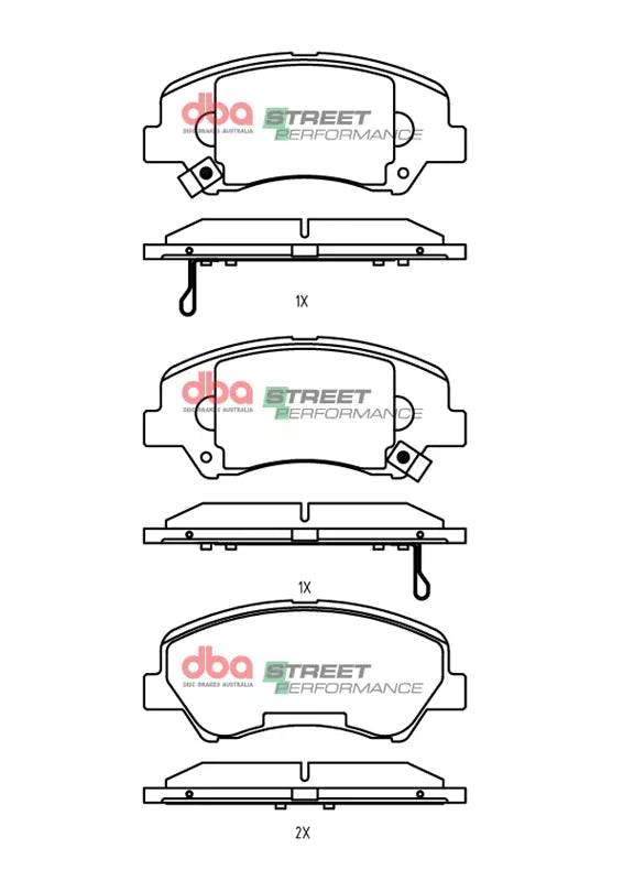 DBA Brake Pads Street Performance | Front Axle — BP OPREMA I SERVIS d.o.o.