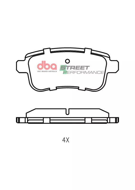DBA Brake Pads Street Performance | Rear — BP OPREMA I SERVIS d.o.o.