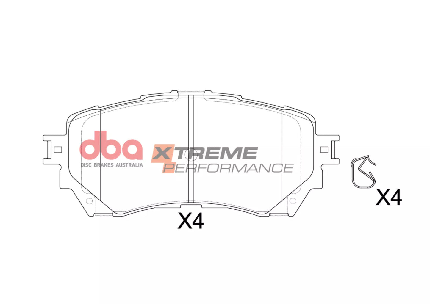 DBA Brake Pads Xtreme Performance | Front Axle — BP OPREMA I SERVIS d.o.o.