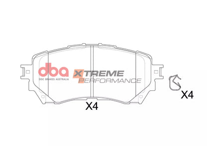 DBA Brake Pads Xtreme Performance | Front Axle — BP OPREMA I SERVIS d.o.o.