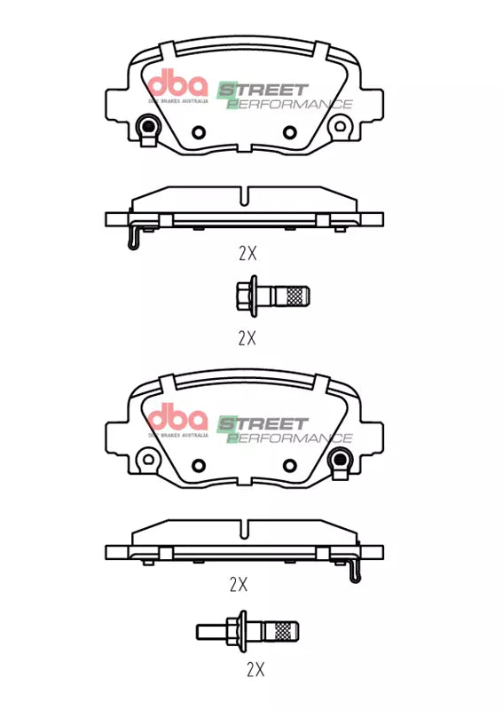 DBA Brake Pads Street Performance | Rear — BP OPREMA I SERVIS d.o.o.
