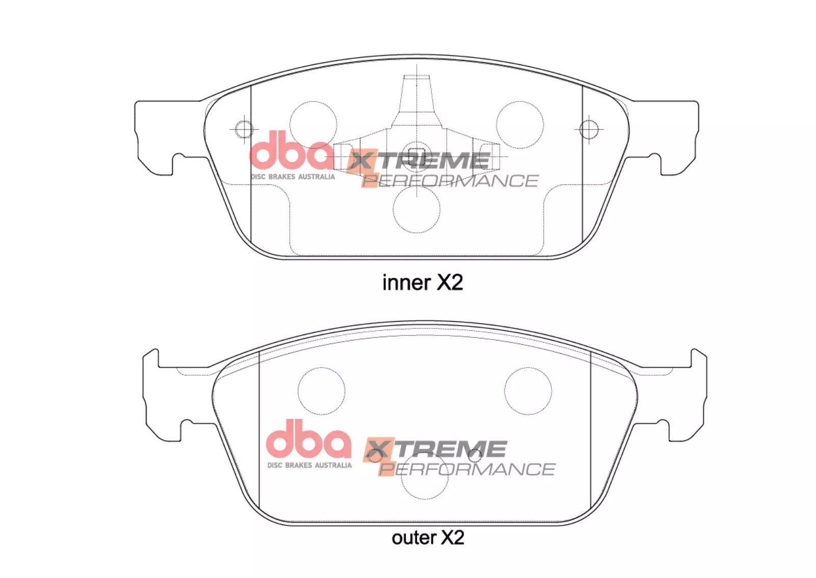 DBA Brake Pads Xtreme Performance | Front Axle — BP OPREMA I SERVIS d.o.o.