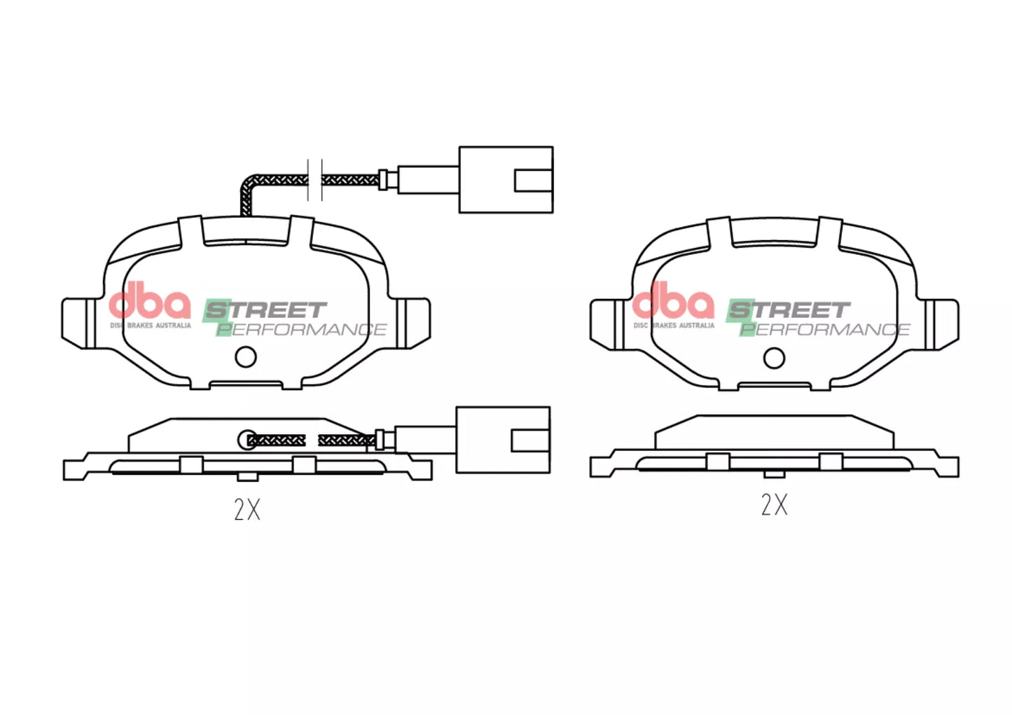 DBA Brake Pads Street Performance | Rear — BP OPREMA I SERVIS d.o.o.