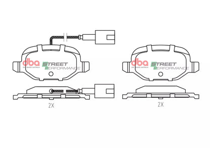 DBA Brake Pads Street Performance | Rear — BP OPREMA I SERVIS d.o.o.
