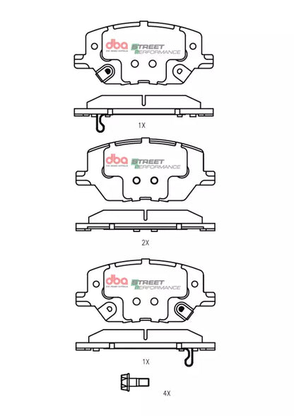 DBA Brake Pads Street Performance | Front — BP OPREMA I SERVIS d.o.o.