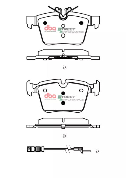 DBA Brake Pads Street Performance | Rear — BP OPREMA I SERVIS d.o.o.