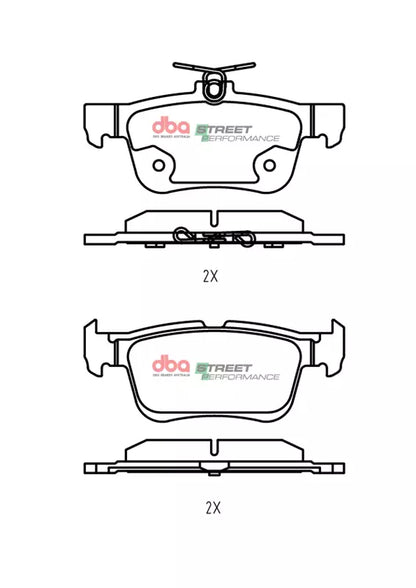 DBA Brake Pads Street Performance | Rear — BP OPREMA I SERVIS d.o.o.
