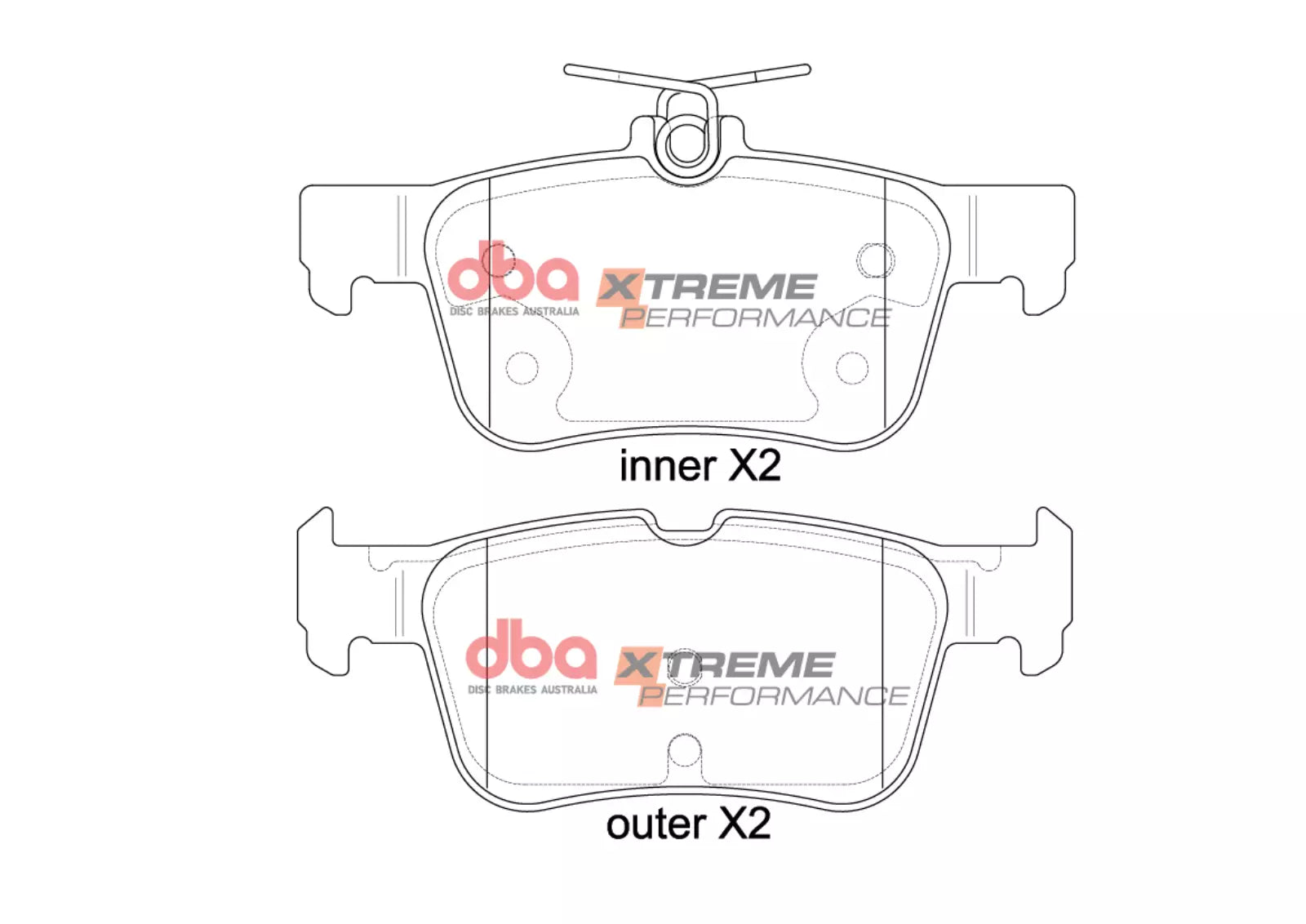DBA Brake Kit - 4000 Series T3 Slotted & Xtreme Performance Brake Pads (2x DBA42969S + DB2406XP) — BP OPREMA I SERVIS d.o.o.