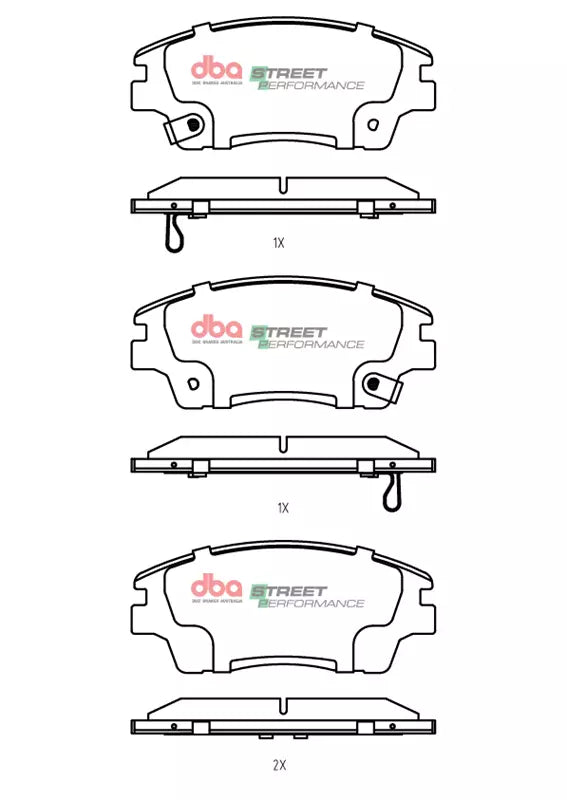 DBA Brake Pads Street Performance | Front — BP OPREMA I SERVIS d.o.o.