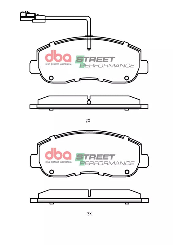 DBA Brake Pads Street Performance | Front Axle — BP OPREMA I SERVIS d.o.o.