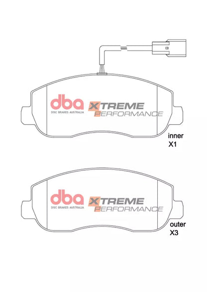 DBA Brake Pads Xtreme Performance | Front — BP OPREMA I SERVIS d.o.o.