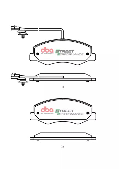 DBA Brake Pads Street Performance | Rear Axle — BP OPREMA I SERVIS d.o.o.