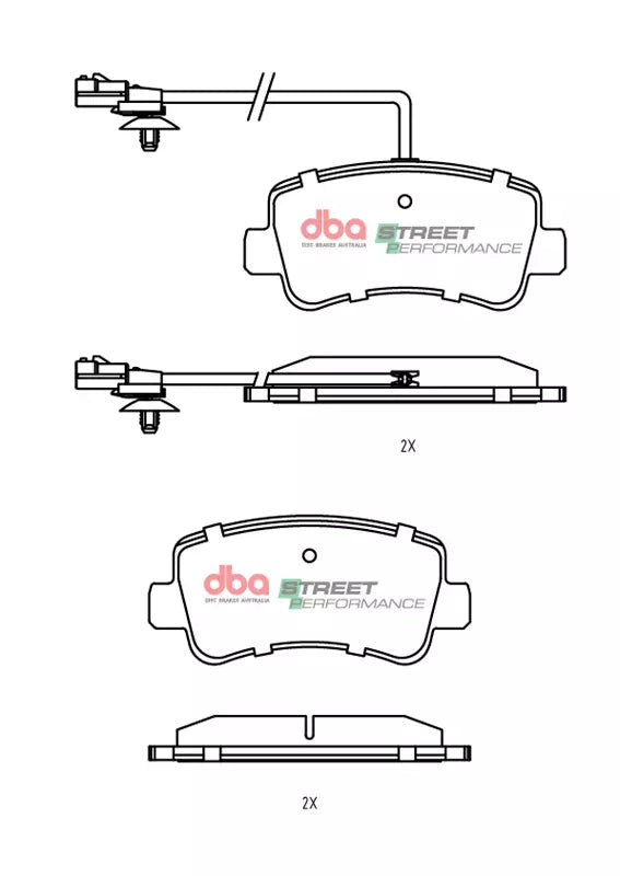 DBA Brake Pads Street Performance | Rear — BP OPREMA I SERVIS d.o.o.