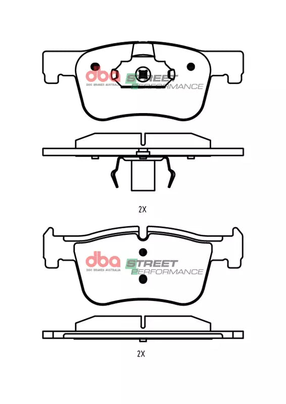 DBA Brake Pads Street Performance | Front Axle — BP OPREMA I SERVIS d.o.o.