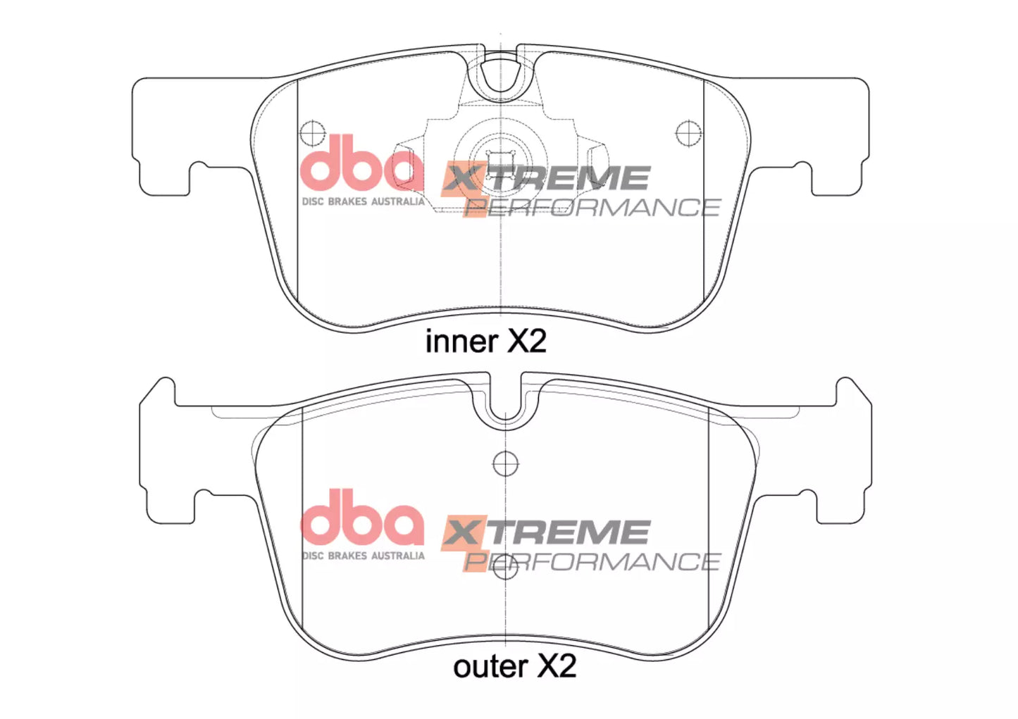 DBA Brake Pads Xtreme Performance | Front Axle — BP OPREMA I SERVIS d.o.o.