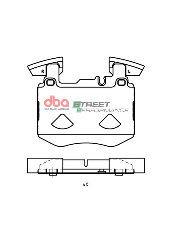 DBA Brake Pads Street Performance | Front — BP OPREMA I SERVIS d.o.o.