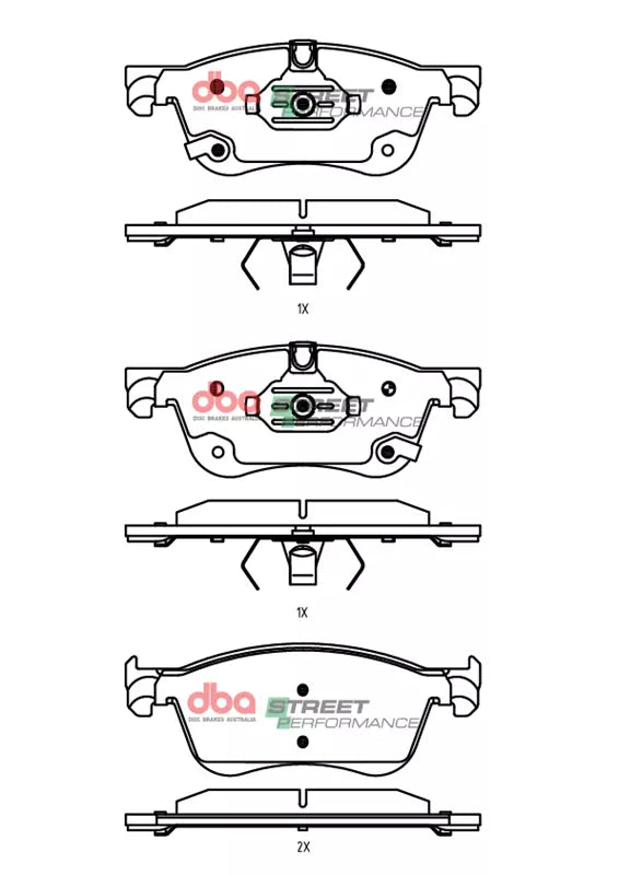 DBA Brake Pads Street Performance | Front Axle — BP OPREMA I SERVIS d.o.o.