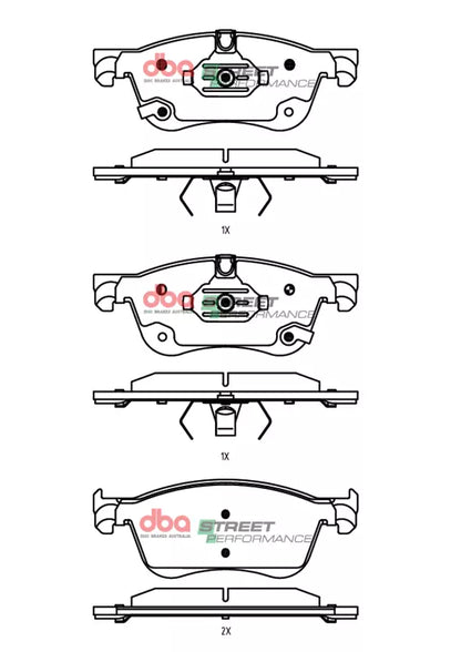 DBA Brake Pads Street Performance | Front Axle — BP OPREMA I SERVIS d.o.o.