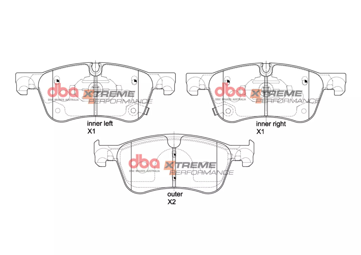 DBA Brake Pads Xtreme Performance | Front Axle — BP OPREMA I SERVIS d.o.o.