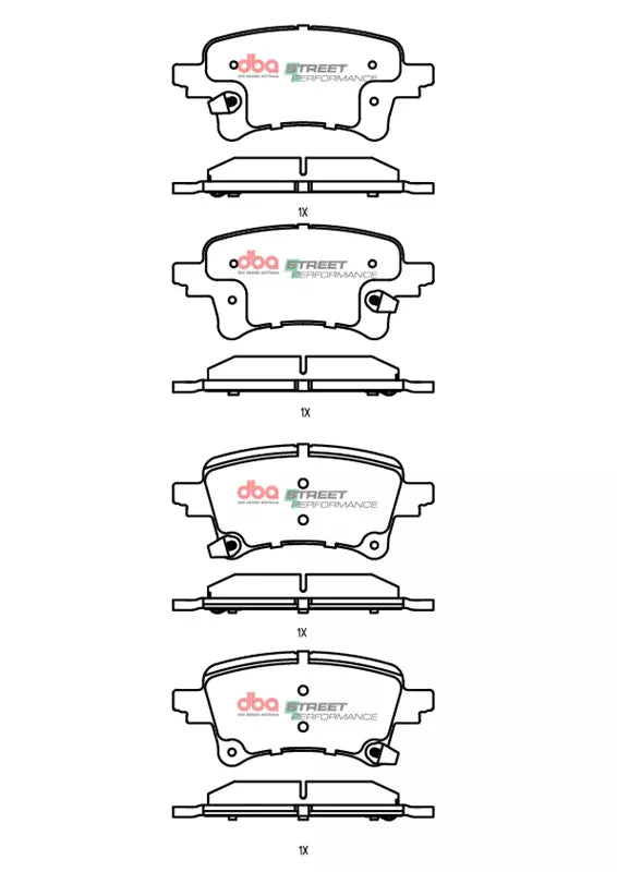 DBA Brake Pads Street Performance | Rear — BP OPREMA I SERVIS d.o.o.