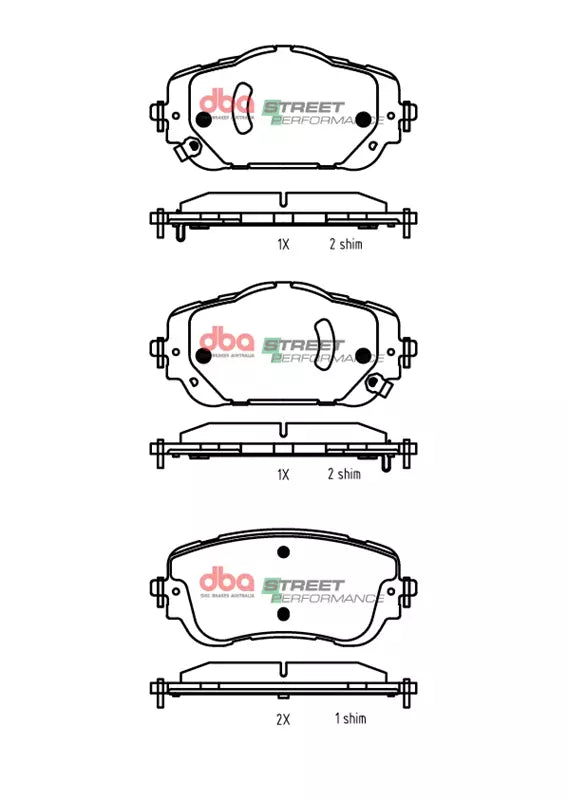 DBA Brake Pads Street Performance | Front — BP OPREMA I SERVIS d.o.o.