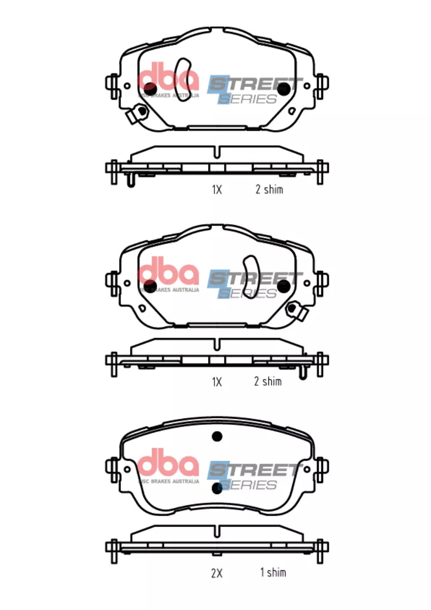 DBA Brake Pads Street Series | Front Axle — BP OPREMA I SERVIS d.o.o.