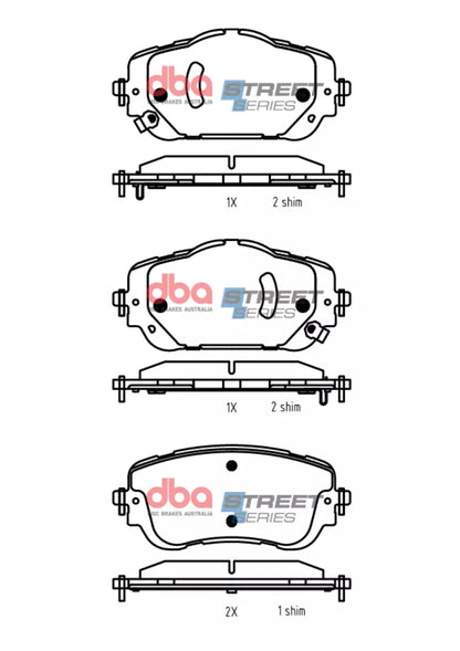 DBA Brake Pads Street Series | Front Axle — BP OPREMA I SERVIS d.o.o.