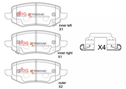 DBA Brake Pads Xtreme Performance | Rear Axle — BP OPREMA I SERVIS d.o.o.