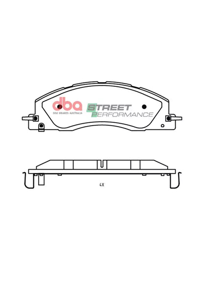 DBA Brake Pads Street Performance | Front Axle — BP OPREMA I SERVIS d.o.o.