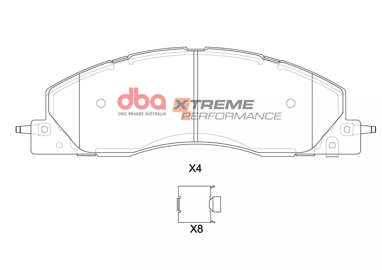 DBA Brake Pads Xtreme Performance | Front Axle — BP OPREMA I SERVIS d.o.o.