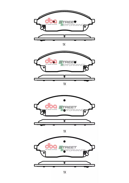 DBA Brake Pads Street Performance | Front Axle — BP OPREMA I SERVIS d.o.o.