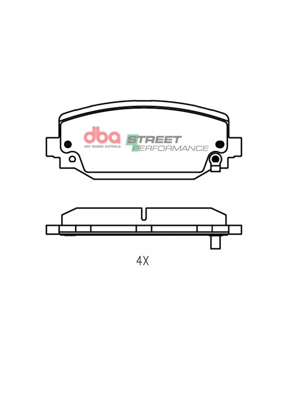 DBA Brake Pads Street Performance | Rear Axle — BP OPREMA I SERVIS d.o.o.