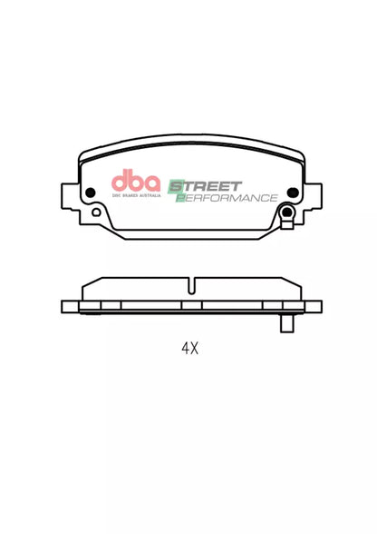 DBA Brake Pads Street Performance | Rear Axle — BP OPREMA I SERVIS d.o.o.