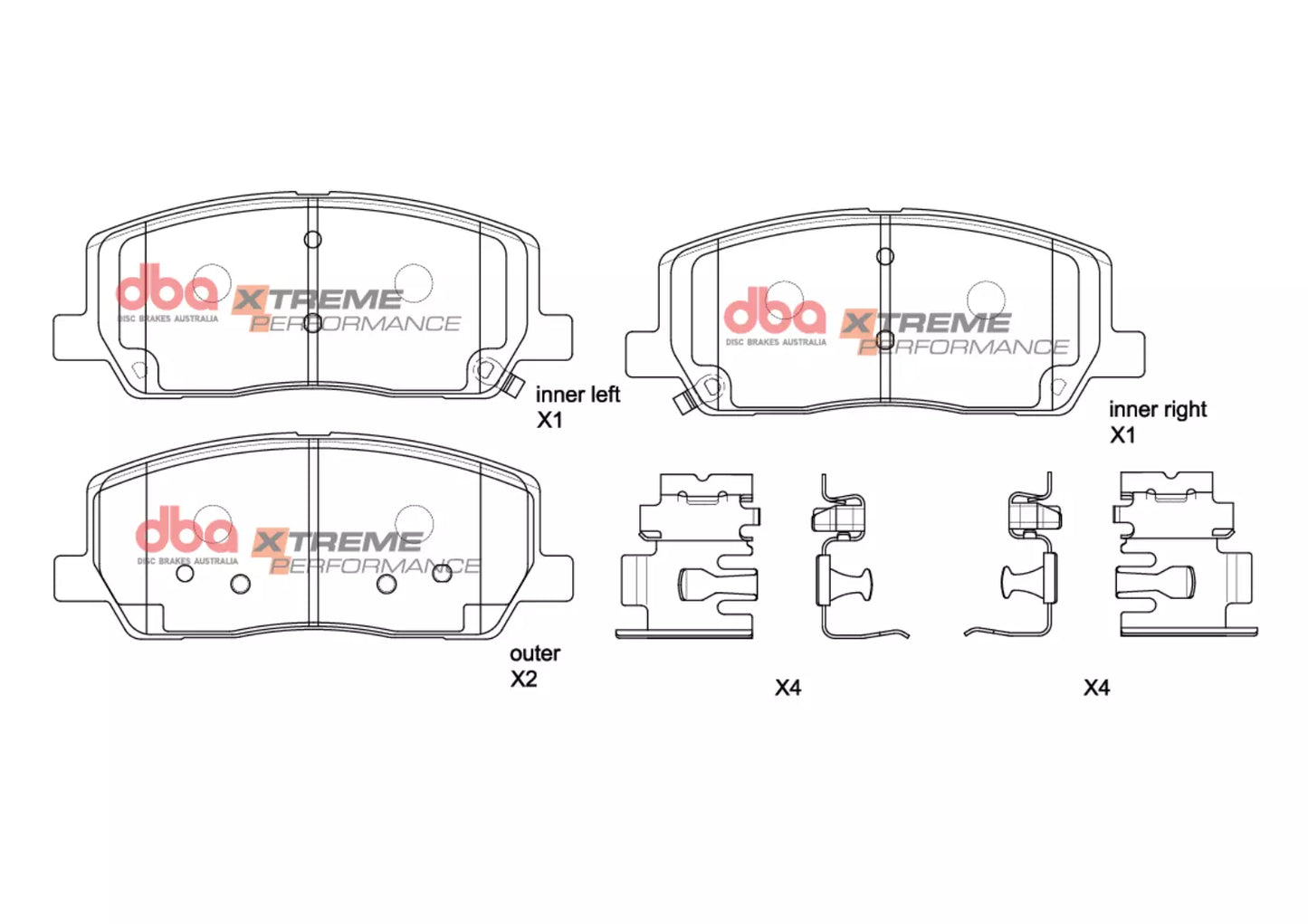 DBA Brake Pads Xtreme Performance | Front Axle — BP OPREMA I SERVIS d.o.o.
