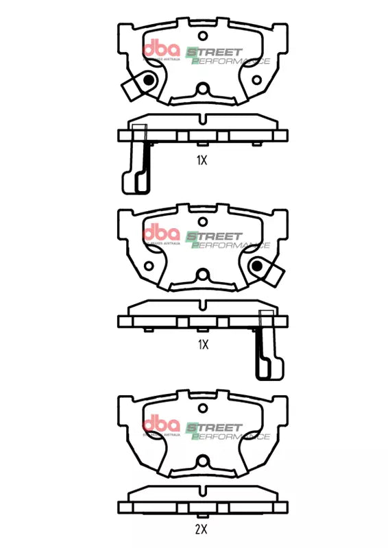DBA Brake Pads Street Performance | Rear — BP OPREMA I SERVIS d.o.o.