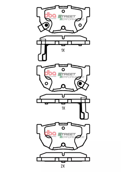 DBA Brake Pads Street Performance | Rear — BP OPREMA I SERVIS d.o.o.