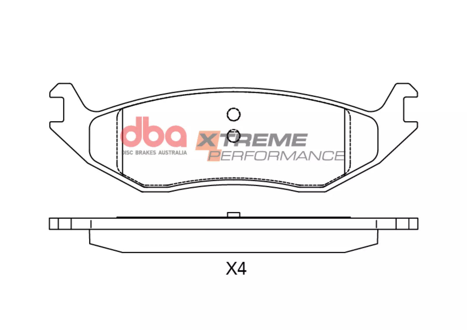 DBA Brake Pads Xtreme Performance | Front — BP OPREMA I SERVIS d.o.o.