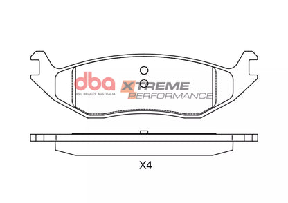 DBA Brake Pads Xtreme Performance | Front — BP OPREMA I SERVIS d.o.o.